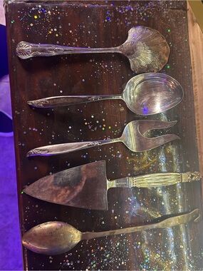 Vintage Silver-plated Serving lot   For collection